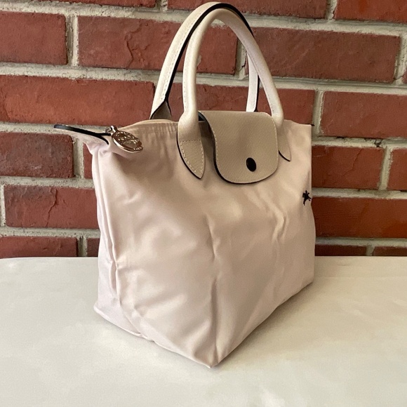 NEW Longchamp Le Pliage Club Small Cream Tote Bag NWOT - Picture 10 of 15